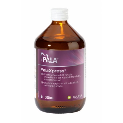 Kulzer PalaXpress Selfcure (Cold Cure) Colour Stable Acrylic LIQUID ONLY - 500ml - 64710513